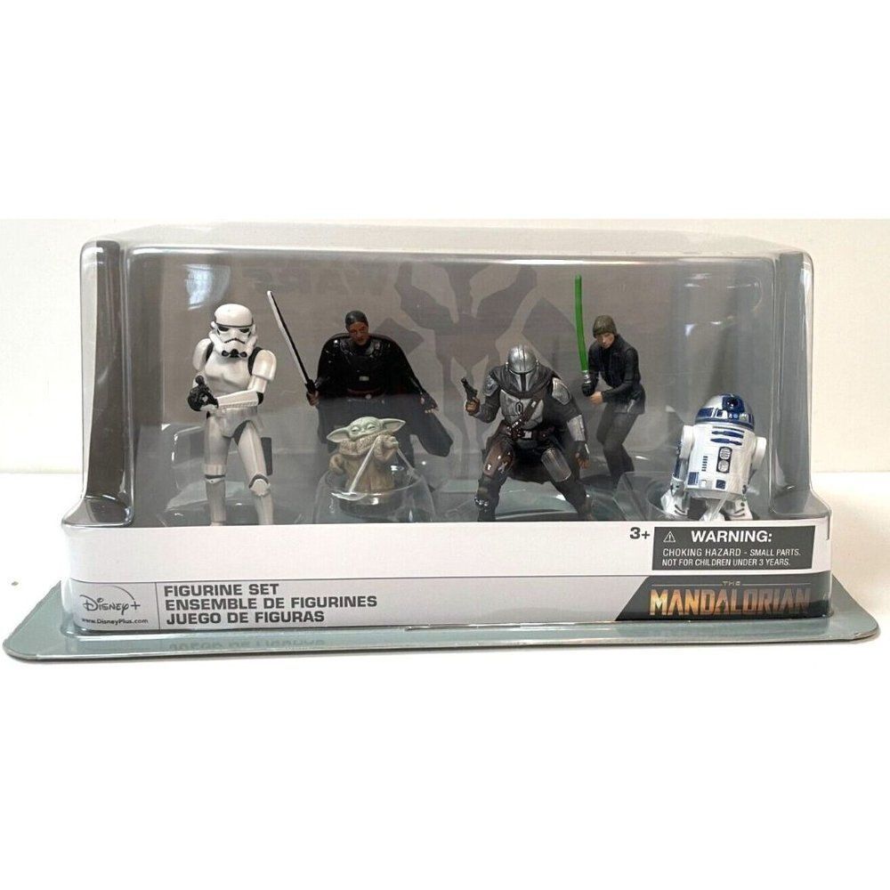 Disney Parks Exclusive Star Wars The Mandalorian 6 Piece Figure Figurine Set